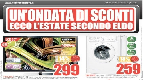 Eldo lancia il volantino delle offerte di luglio
