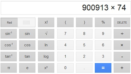 Google, una calcolatrice nel motore di ricerca