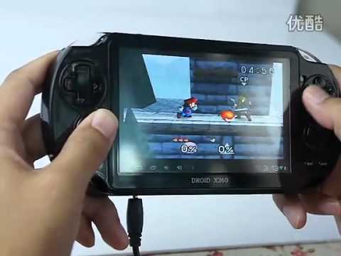 Demo: Droid X360 Android PSP Game Tablet 5 Inch