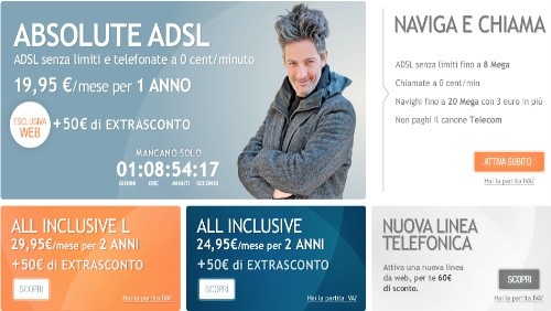 Infostrada: sconto extra di 50 euro sui suoi piani dati e voce