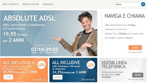 Infostrada: canone scontato per due anni e un mese gratis sui piani All Inclusive