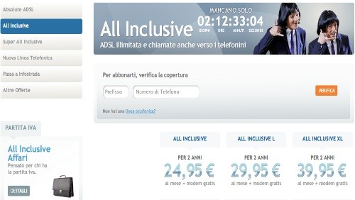 Infostrada: modem WiFi in omaggio con i piani All Inclusive