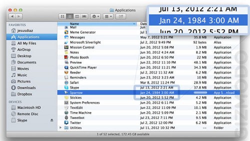 Mountain Lion, un easter egg per l'originale Macintosh