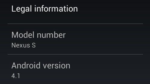 Android 4.1 Jelly Bean, una ROM per Nexus S