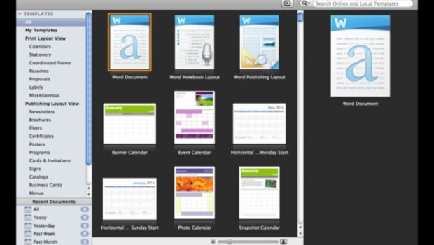Disponibile MS Office per Mac 2011 Update 14.2.3