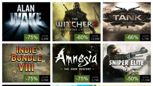 Steam Summer Sale giorno #8: Alan Wake a 6,99€ e The Witcher 2 a 15,99€