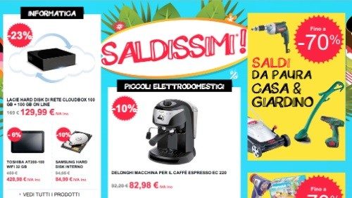 Pixmania lancia i saldi estivi
