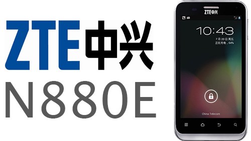 ZTE N880E, smartphone Android 4.1 Jelly Bean
