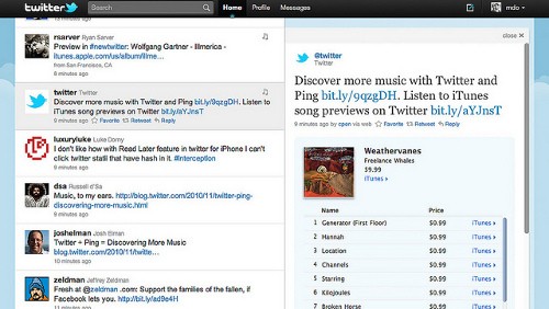 Twitter in iTunes al posto di Ping da fine anno