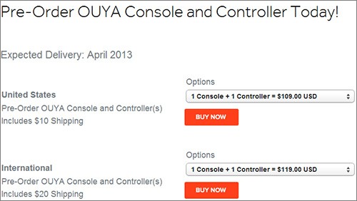 OUYA, la console Android da 99 dollari in pre-ordine