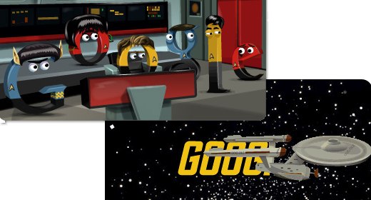 Un doodle per Star Trek