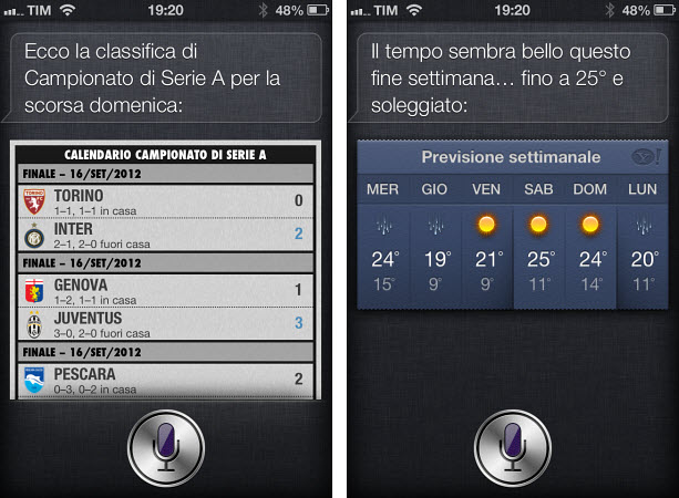Siri in iOS 6 Siri in iOS 6