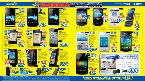 Euronics lancia lo SvuotaNegozio: Galaxy Nexus a soli 329 euro