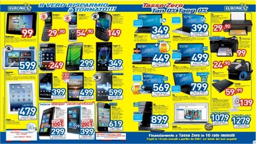 Euronics lancia il nuovo volantino con le offerte per la fine di settembre