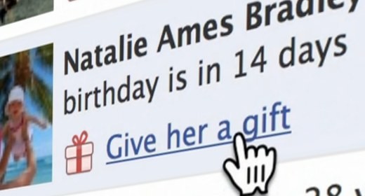 Facebook Regali, presto anche in Italia