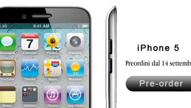 iPhone 5: pre-ordini a partire dal 14 settembre?