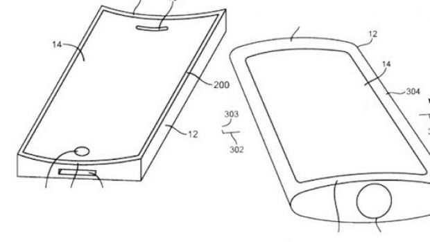 Apple brevetta l'iPhone curvo con feedback tattile e microfono laser
