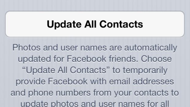 Integrazione iOS 6 e Facebook, occhio alla privacy