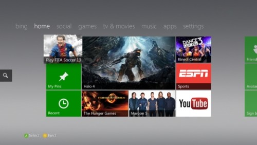 Xbox 360, nuova dashboard con Internet Explorer