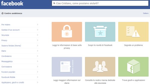 Facebook rinnova Centro Assistenza e dashboard
