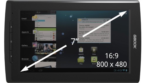 Archos Arnova Gbook, eBook reader e tablet insieme