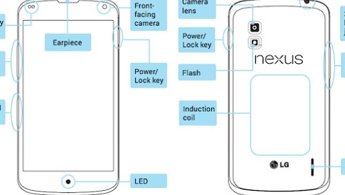 LG Nexus 4 con Android 4.2 e ricarica wireless