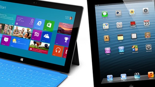 Microsoft Surface vs. iPad 4