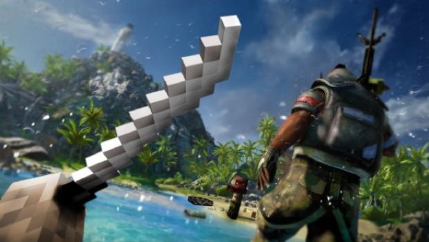 Far Cry 3 invade Minecraft con un'iniziativa promozionale di Ubisoft: guarda le immagini