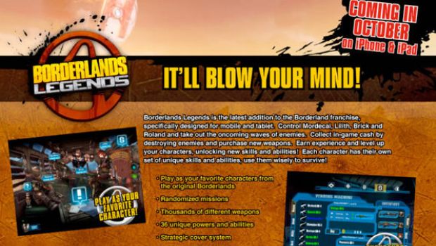 Borderlands Legends per iOS: prime indiscrezioni