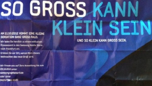 Samsung Galaxy S3 Mini presentato l'11 ottobre?