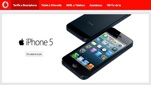 Apple iPhone 5: tutte le offerte ricaricabili e abbonamento di Vodafone