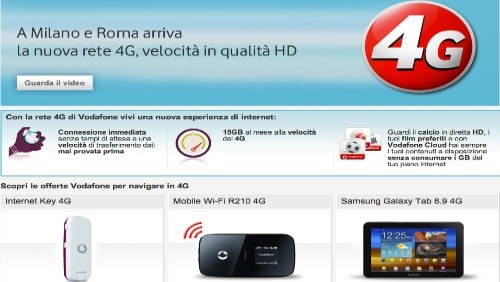Vodafone: ecco tutta l'offerta dedicata per navigare in LTE