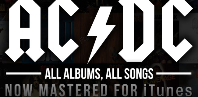 AC/DC, tutti gli album su Apple iTunes