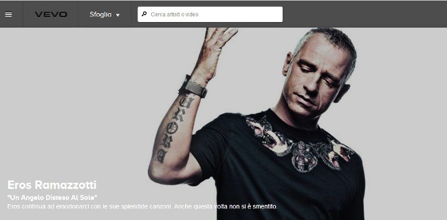 VEVO arriva in Italia con 50 mila video