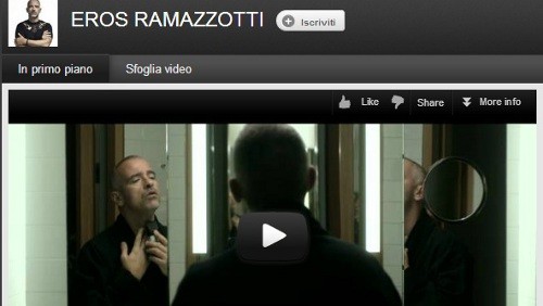 Eros Ramazzotti live su Google+ e YouTube
