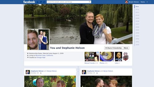 Facebook rinfresca il diario di coppia