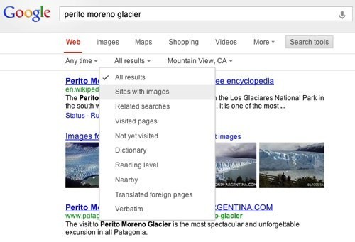 Nuovo layout ricerche Google