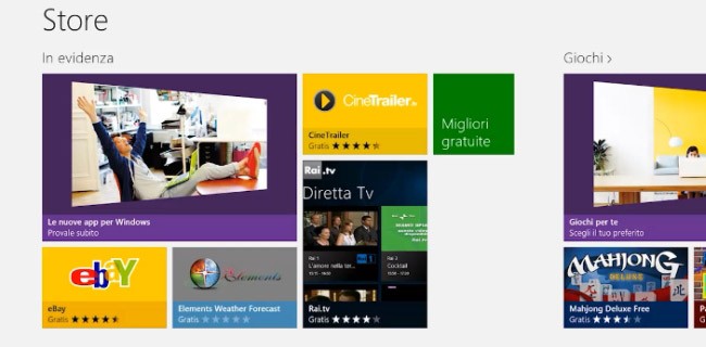 Windows 8, superate le 50.000 app sullo store