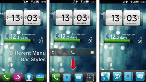 AndroMenu, un po' di Android sui telefoni Symbian