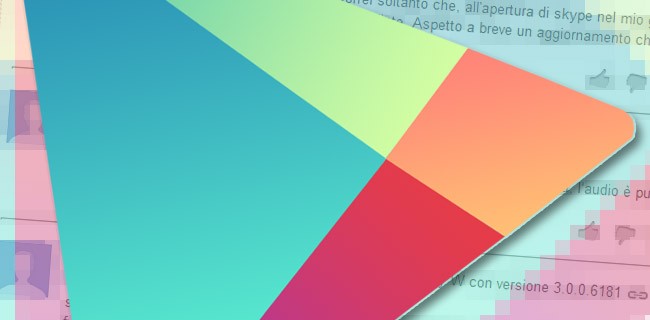 Profili Google+ nelle recensioni Google Play
