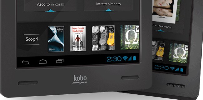 Kobo Arc, l’androide Mondadori