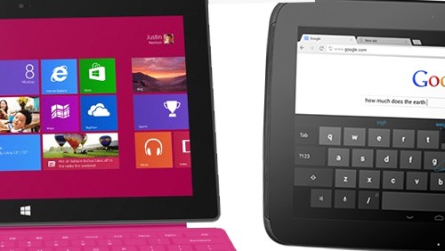 Microsoft Surface vs. Nexus 10