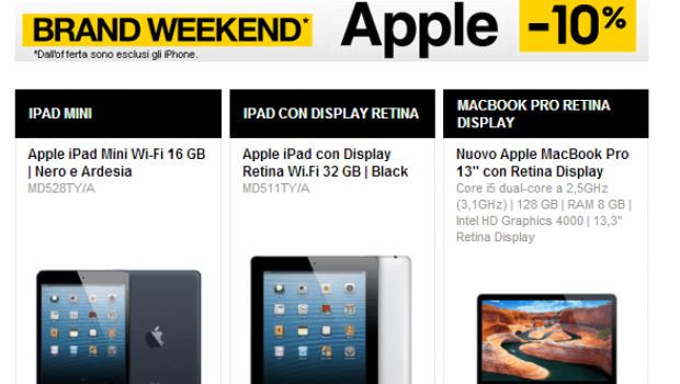 Fnac sconta i prodotti Apple per tutto il weekend