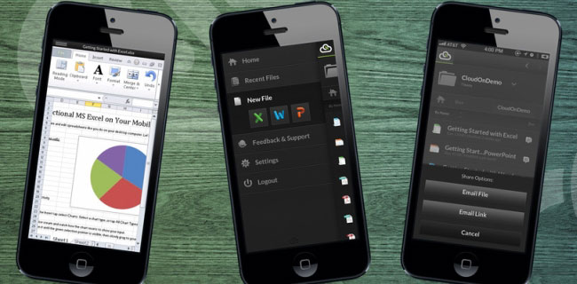 CloudOn porta Microsoft Office su iPhone