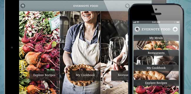 Evernote Food 2.0, l'app per amanti della cucina