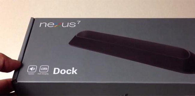 Nexus 7, mostrato in video il dock audio