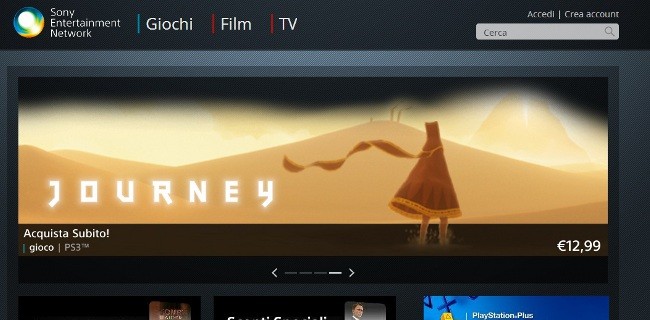 Il PlayStation Store sbarca sul Web