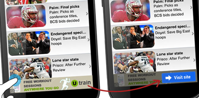 App Android, stop ai tap accidentali sugli annunci