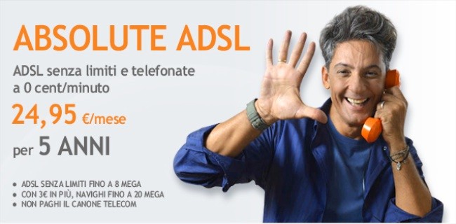 Infostrada: 5 anni di sconto sugli abbonamenti