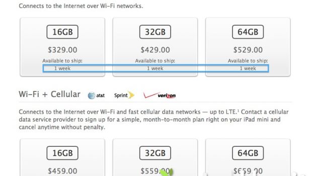 Si riducono i tempi di consegna per iPad mini